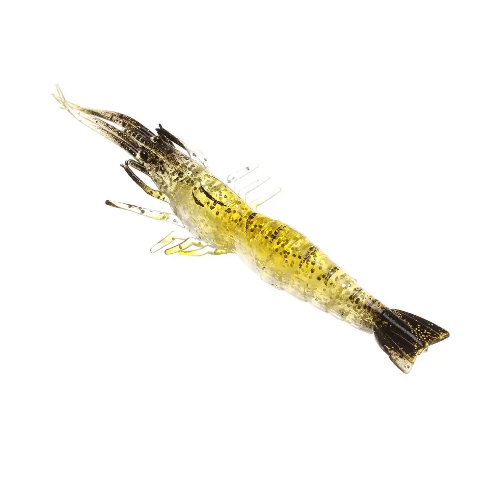 Vinilo camarón con olor a pescado y anzuelo suave para mar