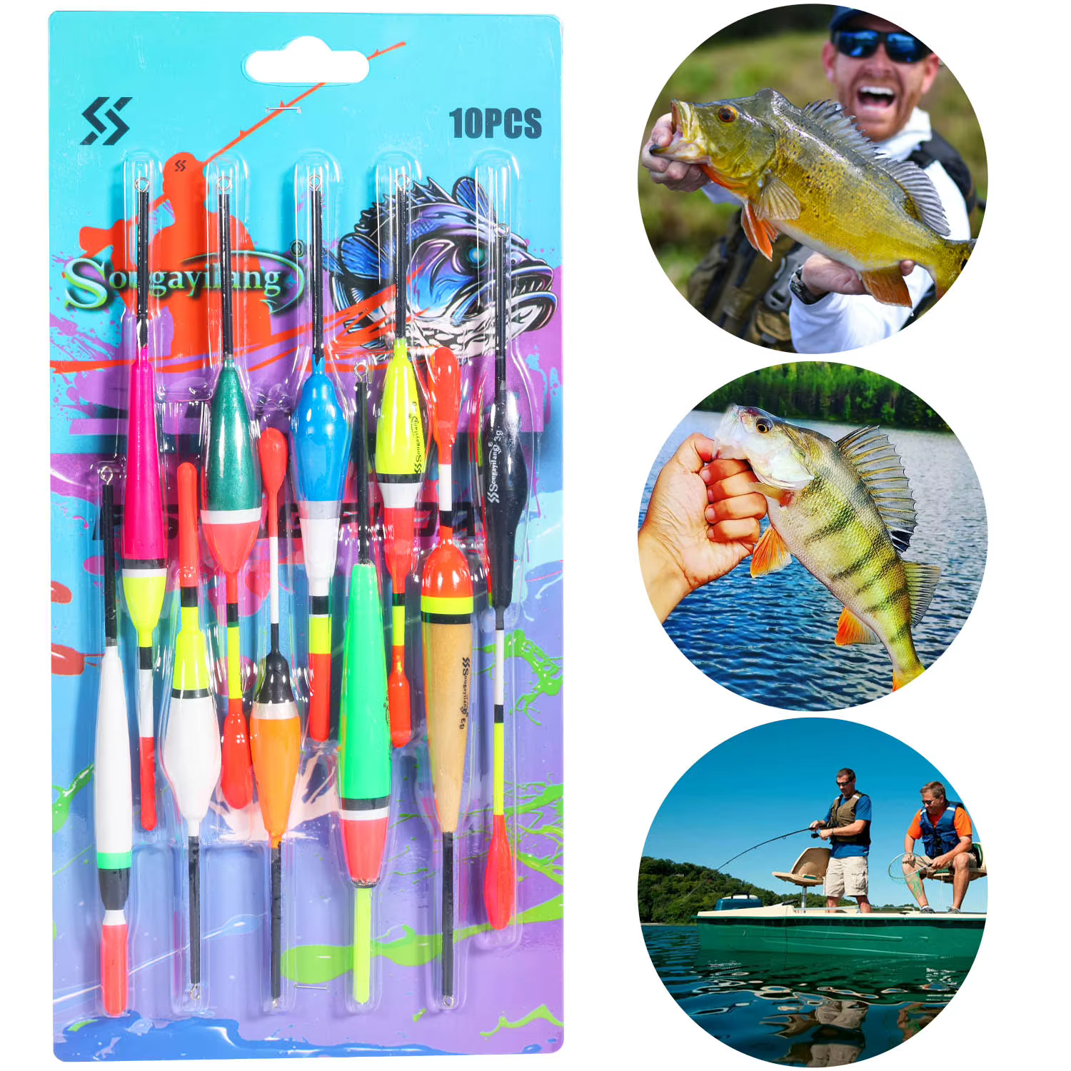 Sougayilang Flotadores Bobber para Pesca – Juego Varias Tallas - imagen 5