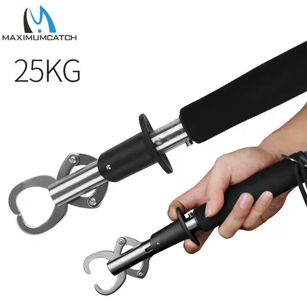 Pinza de pesca Maximumcatch de acero inoxidable con bloqueo y mango EVA - imagen 4