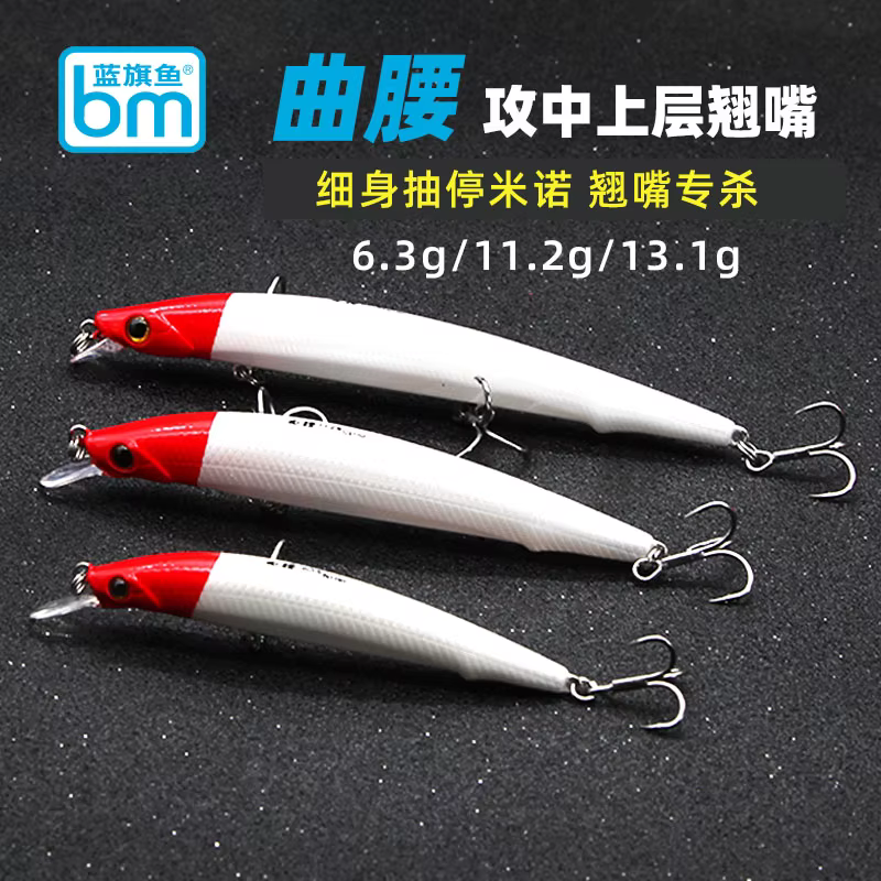 Quyao Wobbler Shad hundido/flotante tiro largo - imagen 3