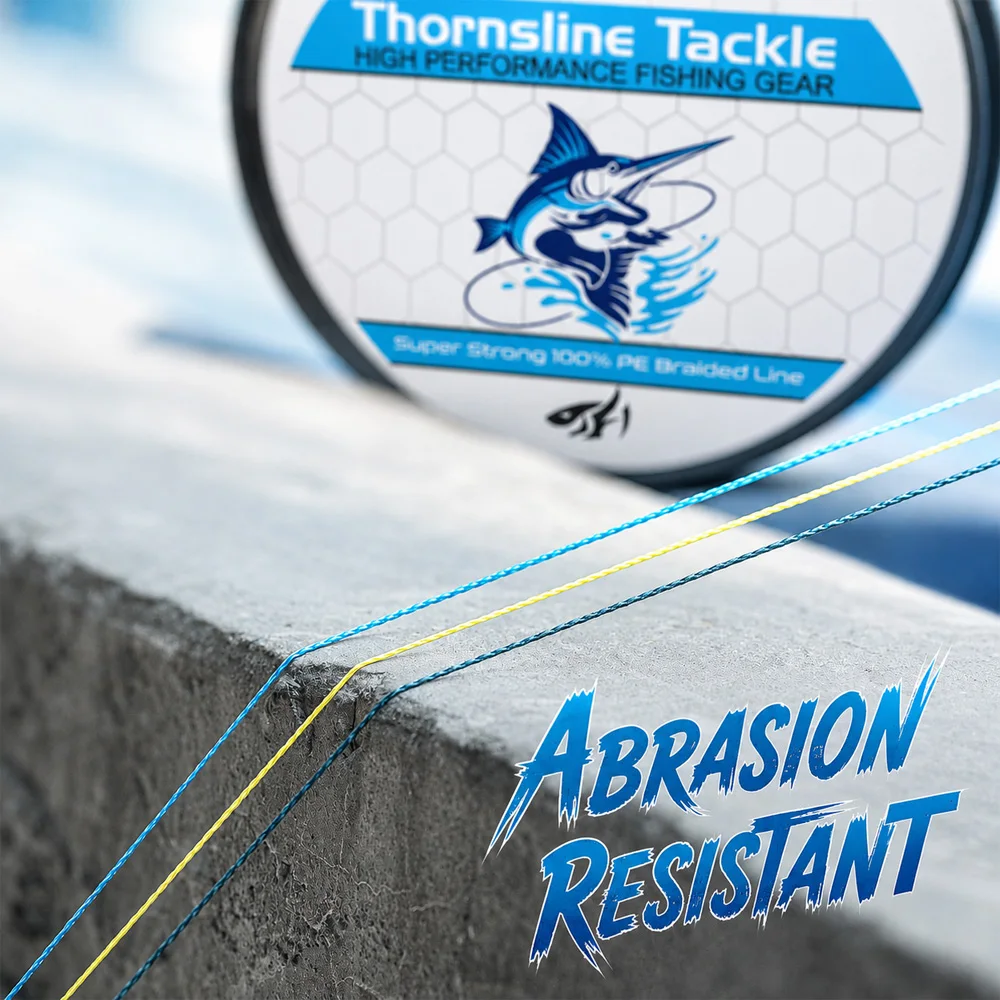 Línea trenzada PE Thornsline Tackle resistente a abrasión para carpa - imagen 5