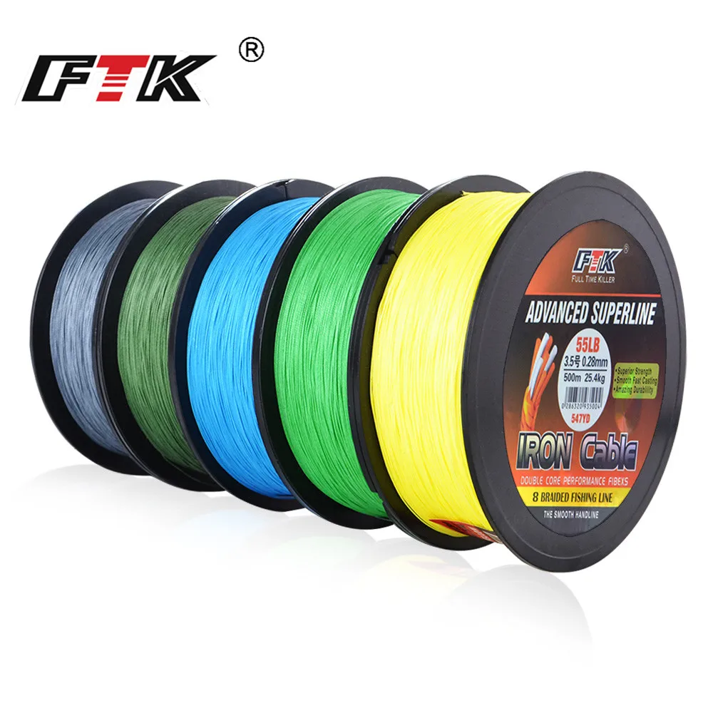 FTK Línea Trenzada PE 8 hebras 23-85LB Alta resistencia - imagen 2