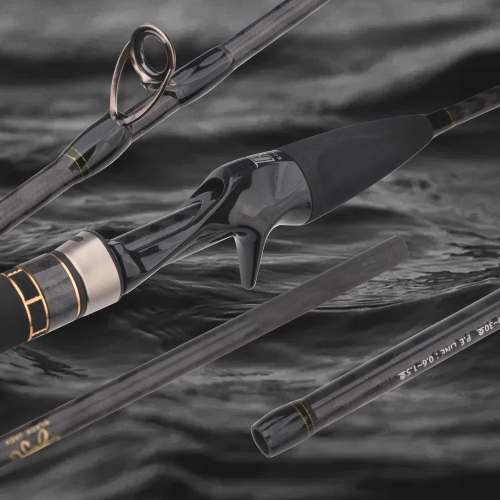 Vista general de la caña ROLLFISH para pesca de pulpo y calamar