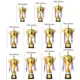 Trofeo de oro multitamaño para pesca, copa dorada personalizable - imagen 5