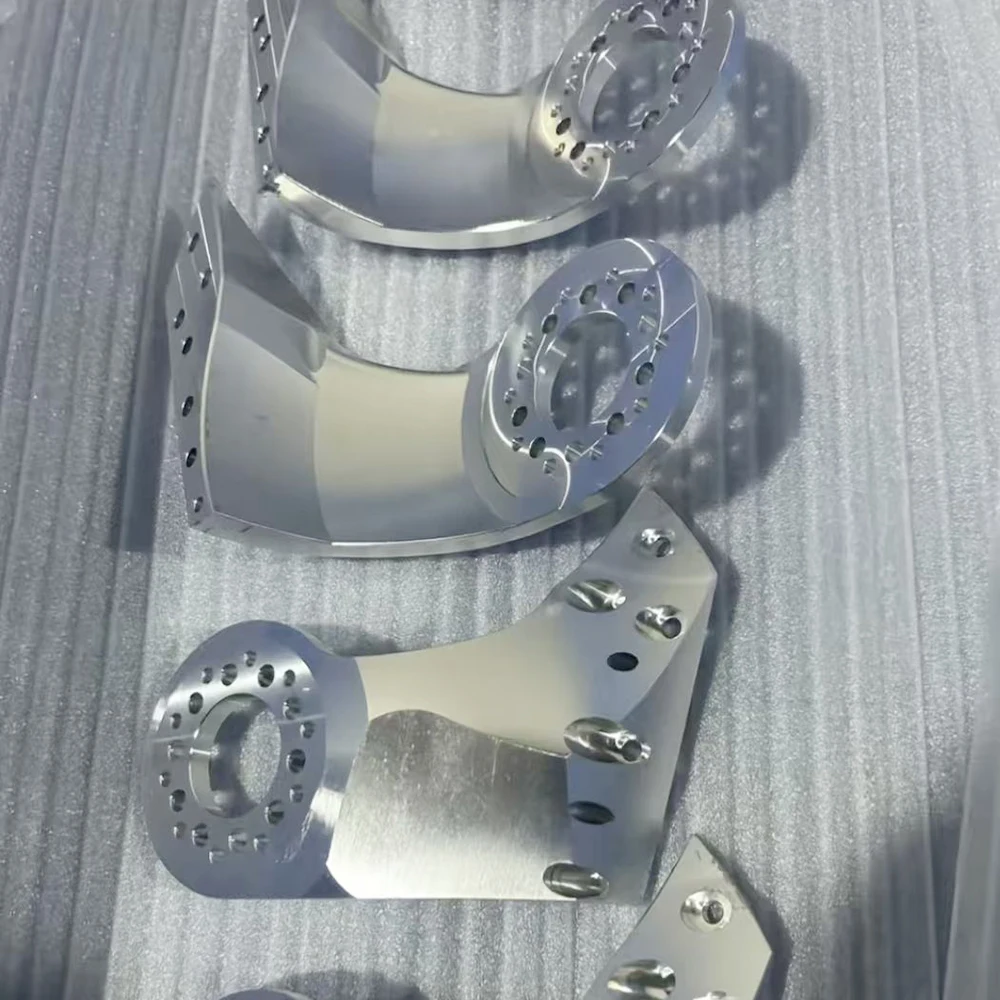 Soporte roscado multiorificio de aluminio CNC de alta precisión - imagen 5