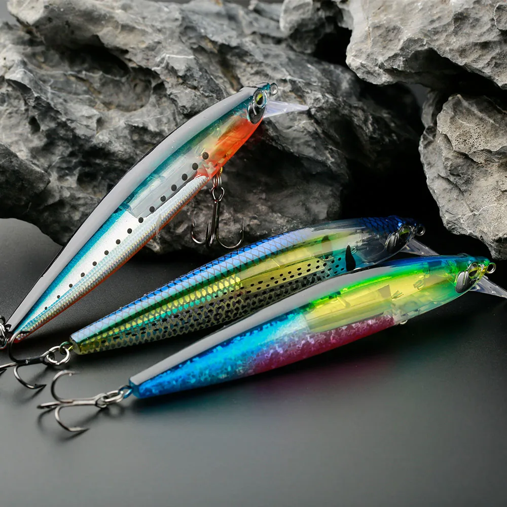 Modelo 130 mm, 20 g: tamaño visible para pesca en costa
