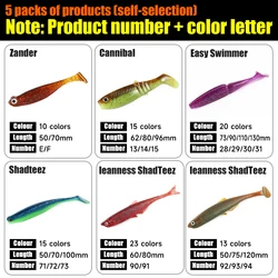 ShadTeez señuelos blandos Easy Swimmer Shad para lucioperca