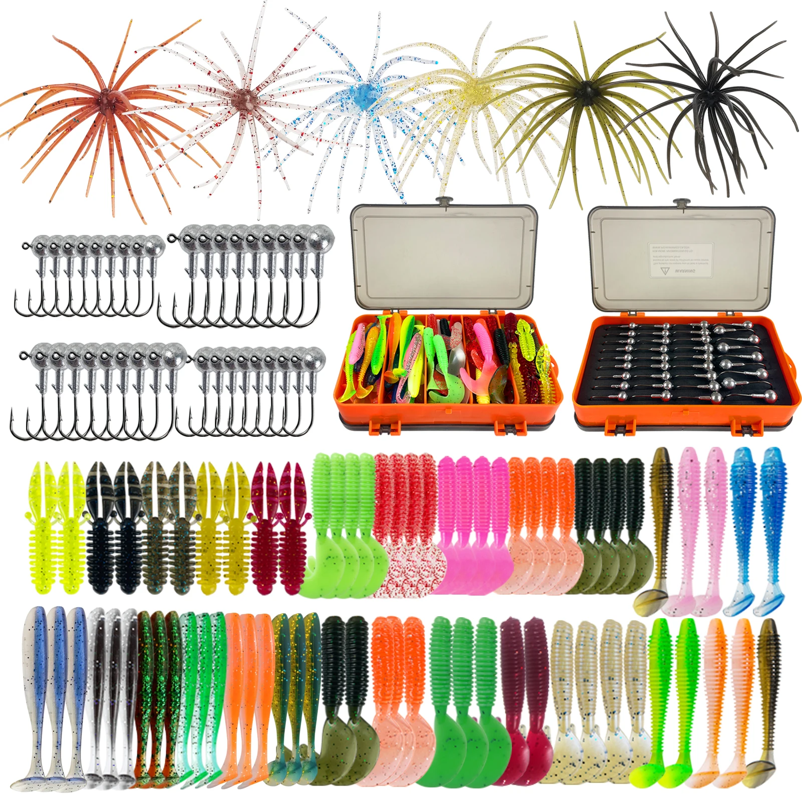 Señuelos blandos FREE FISHER con jig head y swimbaits - imagen 5