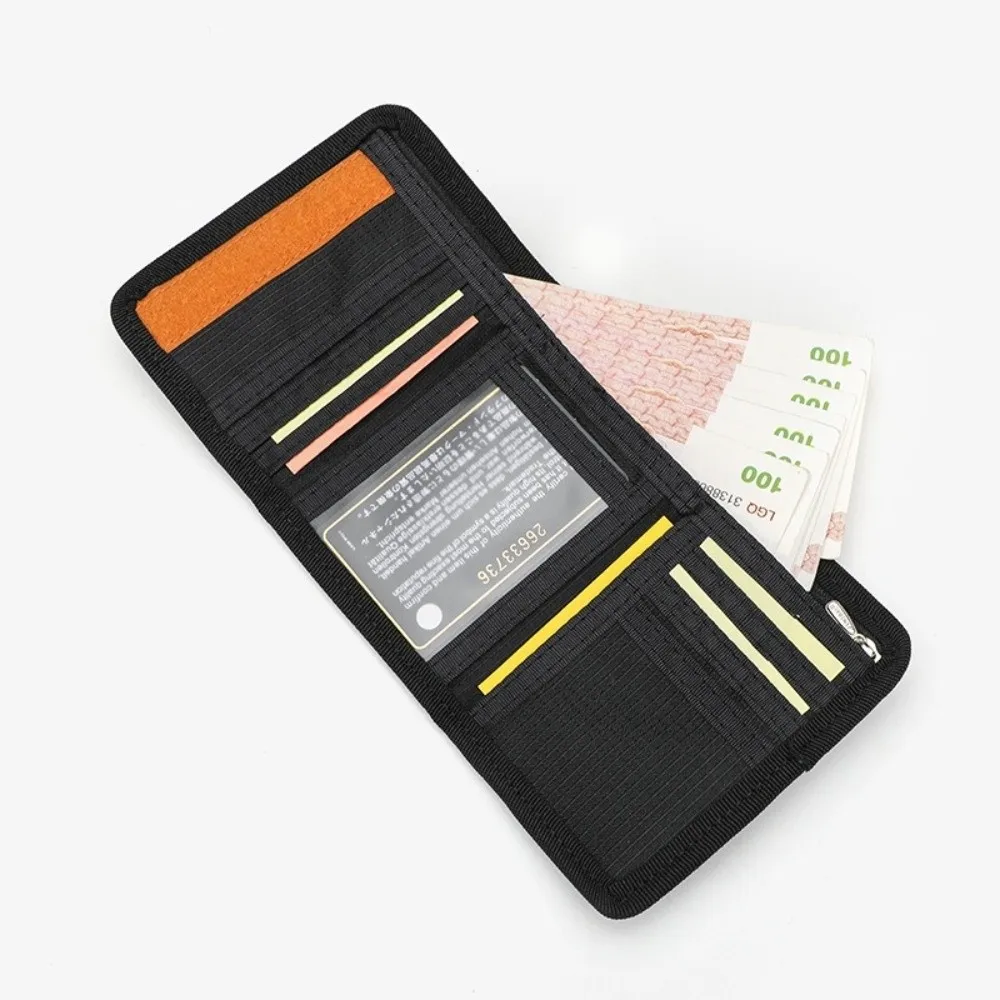 Cartera ultraligera con cremallera de lona resistente al desgaste - imagen 4