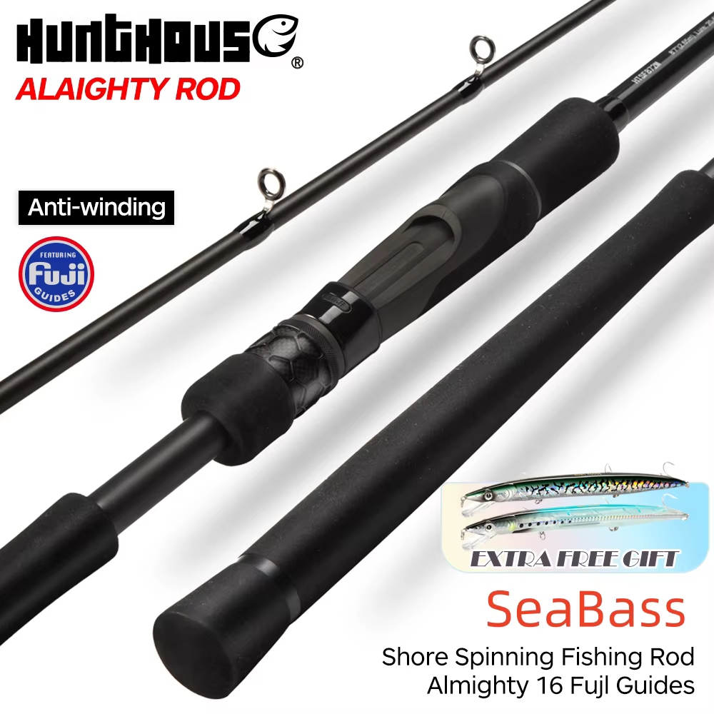 Caña Spinning Hunthouse Shore Seabass Jigging – Fuji Duide15, 2,65 m y 3 m, 20-80 g - imagen 4