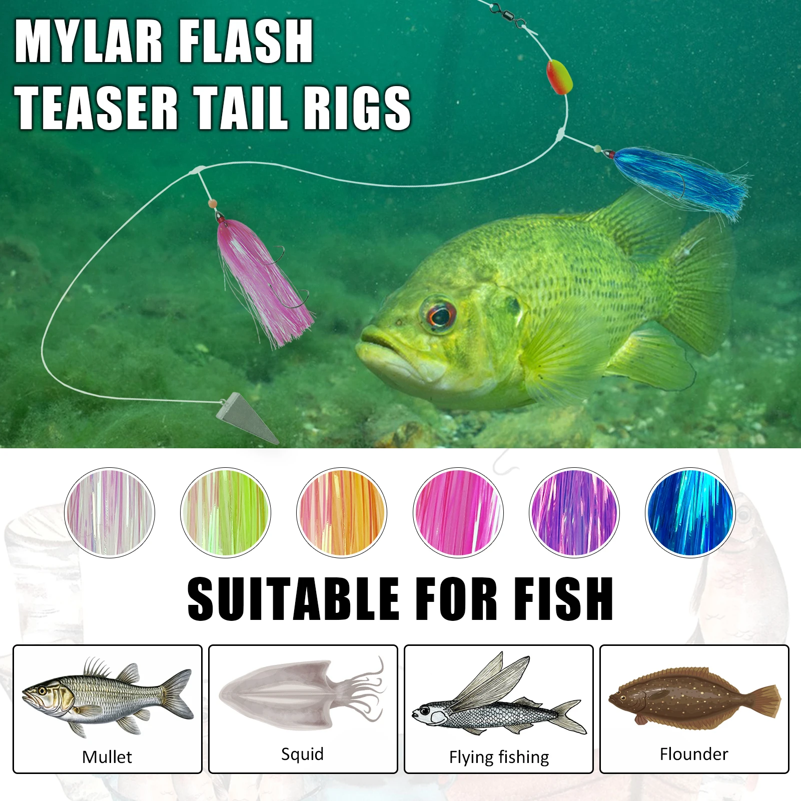 FREE FISHER Línea de flash para pesca en el mar – Kit teaser - imagen 4