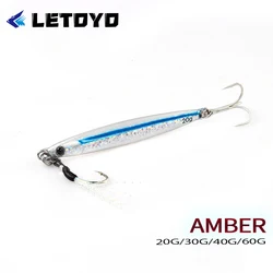 LETOYO Jig Metálico tipo Cuchara para pesca en costa