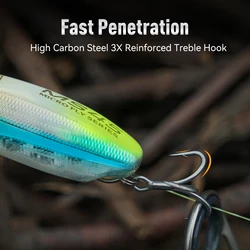 Wobbler micro Swimbait hundible de lanzamiento largo