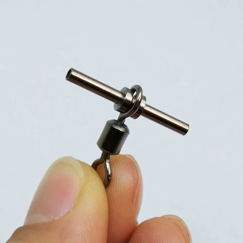 Anzuelos giratorios de triple vía con conector de latón para carpa - imagen 3