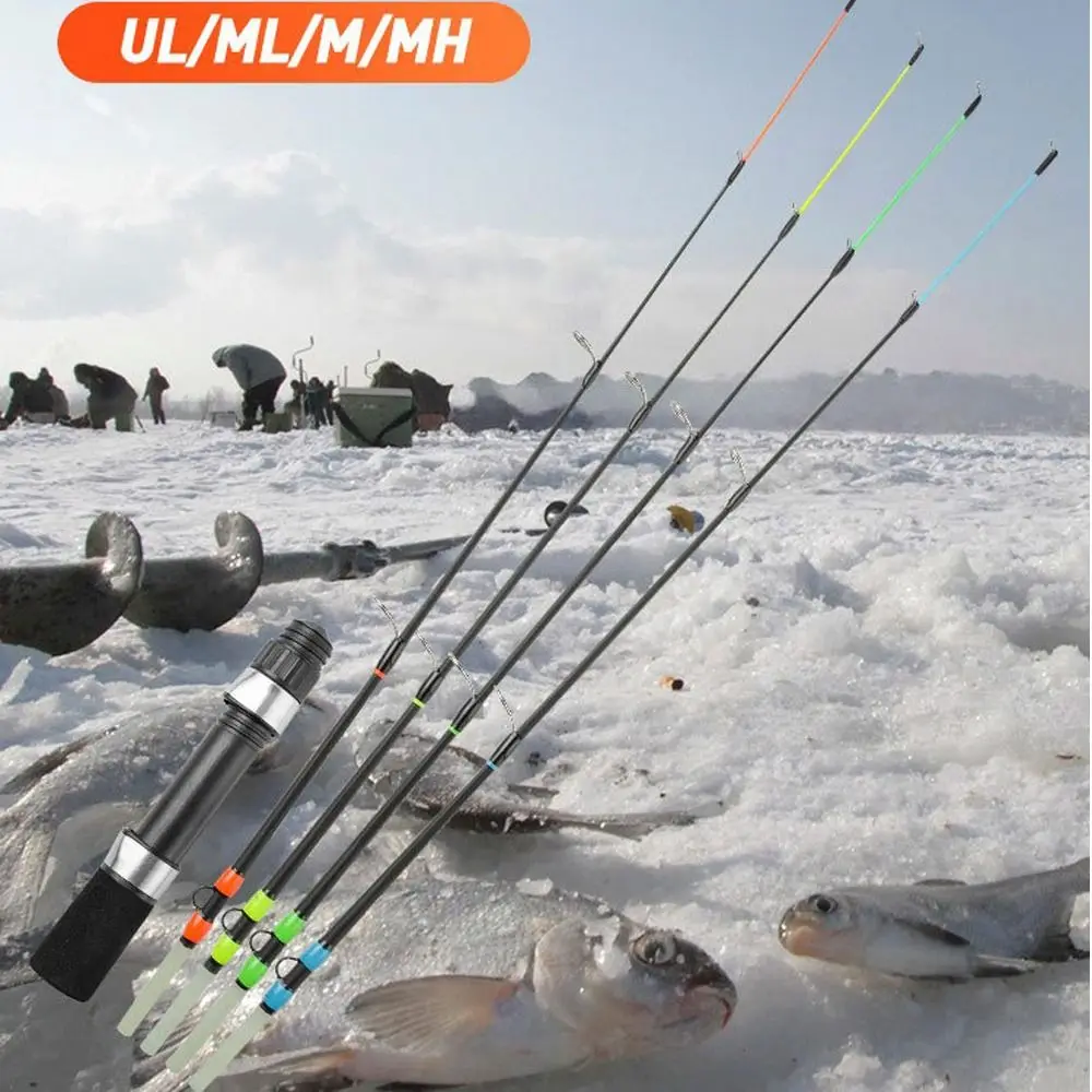 Caña de pesca en hielo ultraligera de spinning, diseño en secciones - imagen 4