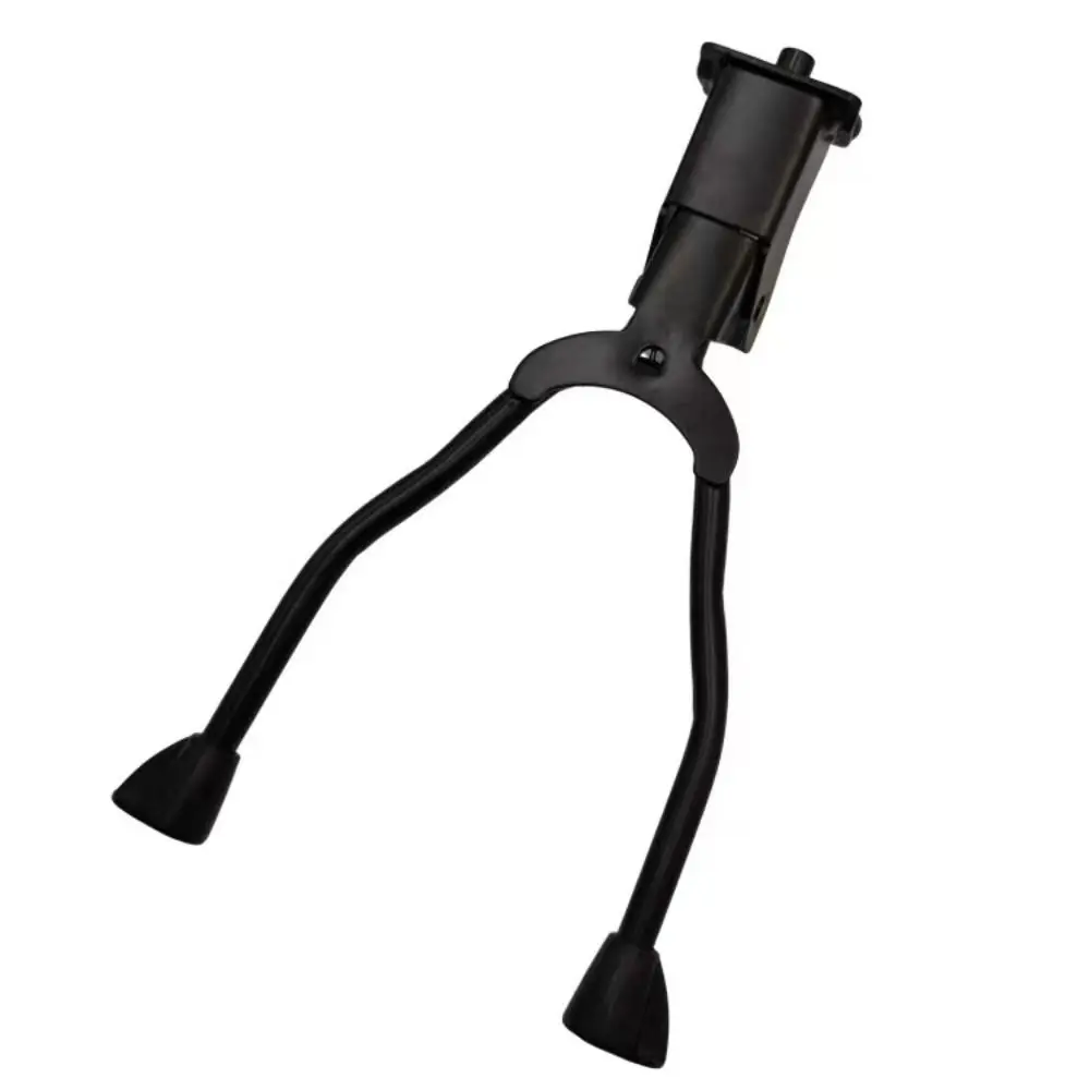 Soporte Bicicleta Plegable Negro de Hierro Doble Pata Intermedio
