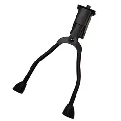 Soporte Bicicleta Plegable Negro de Hierro Doble Pata Intermedio