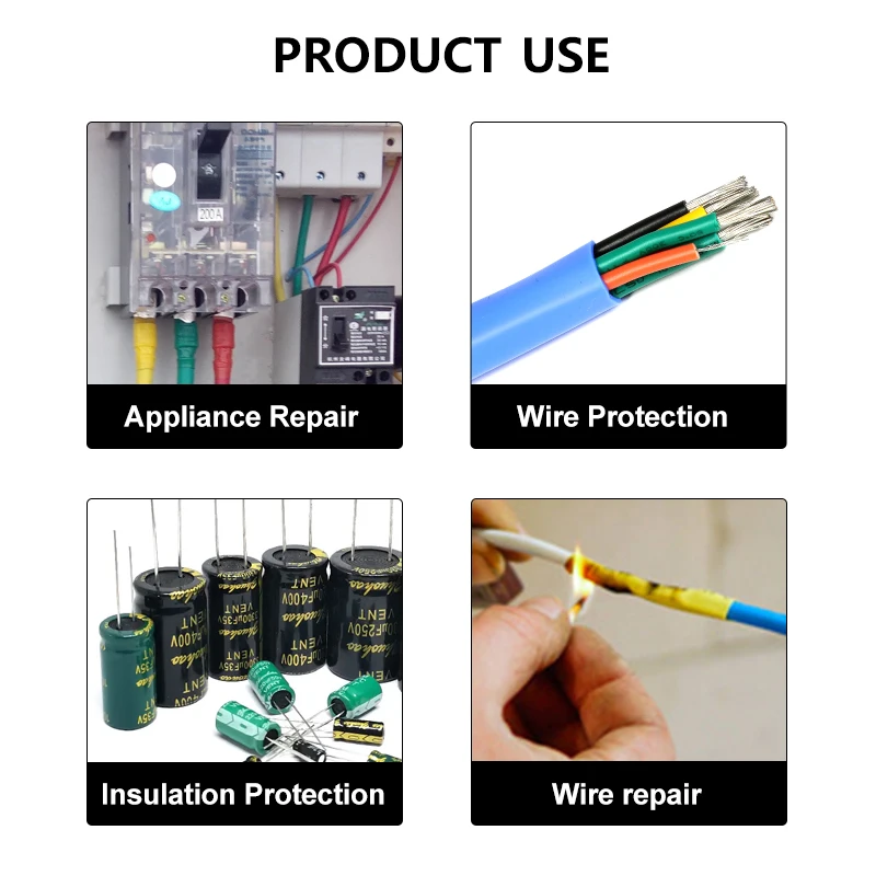 Aplicación del tubo sobre cables y conectores