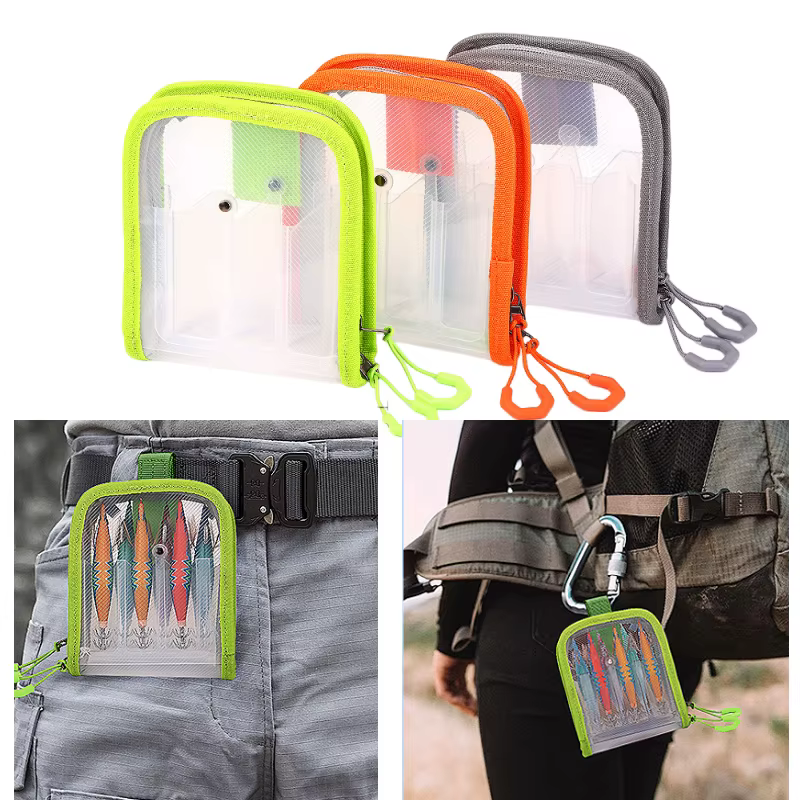 Estuche Visual Transparente para Señuelos con Cremalleras Bidireccionales - imagen 2