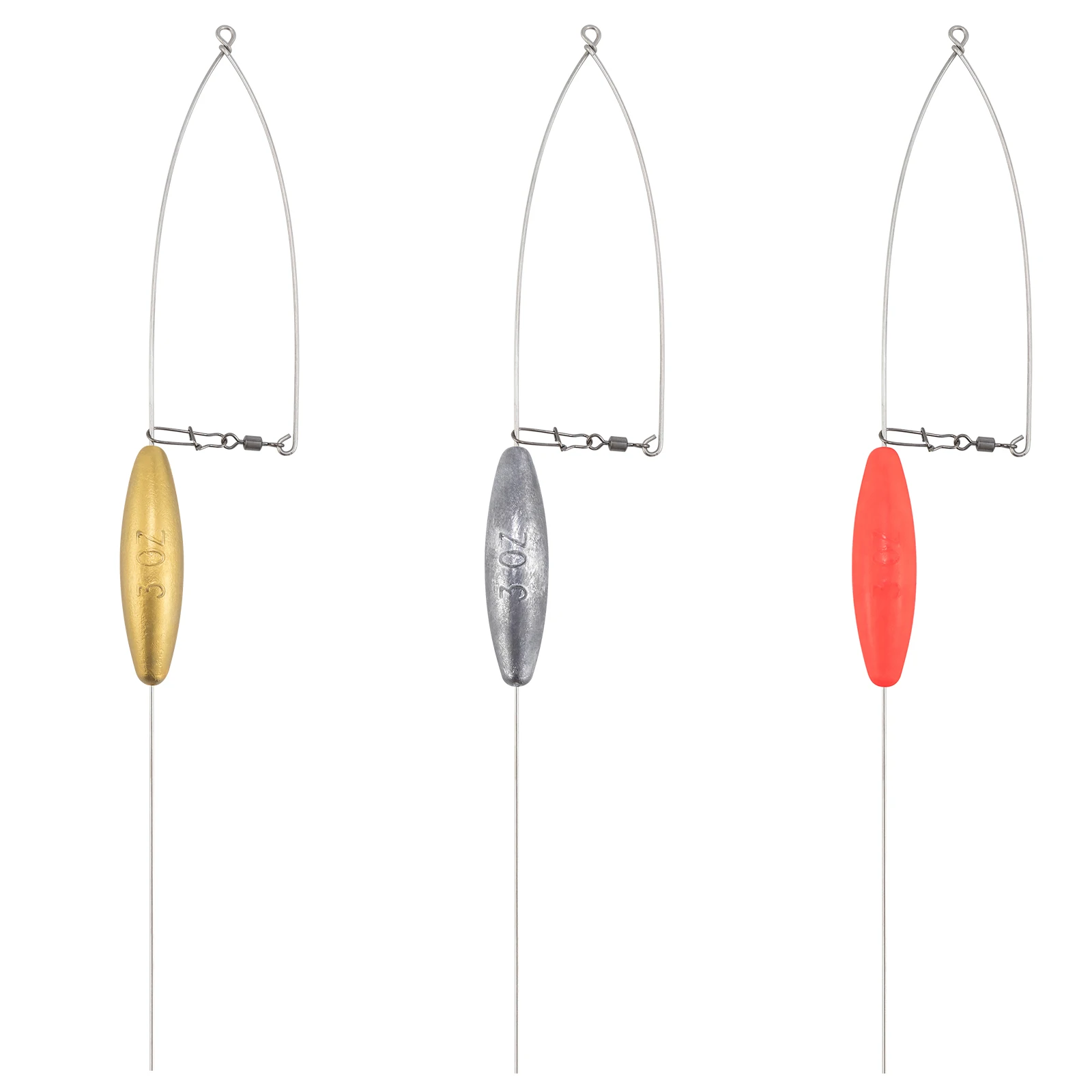 Peso plomo pesca surf casting cebo vivo - imagen 4