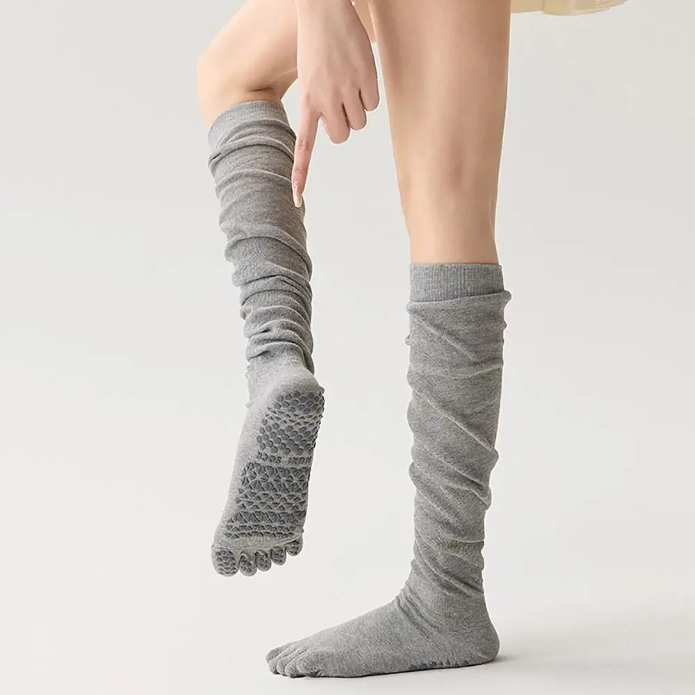 Calcetines cinco dedos antideslizantes multicolor con puntos de silicona - imagen 2