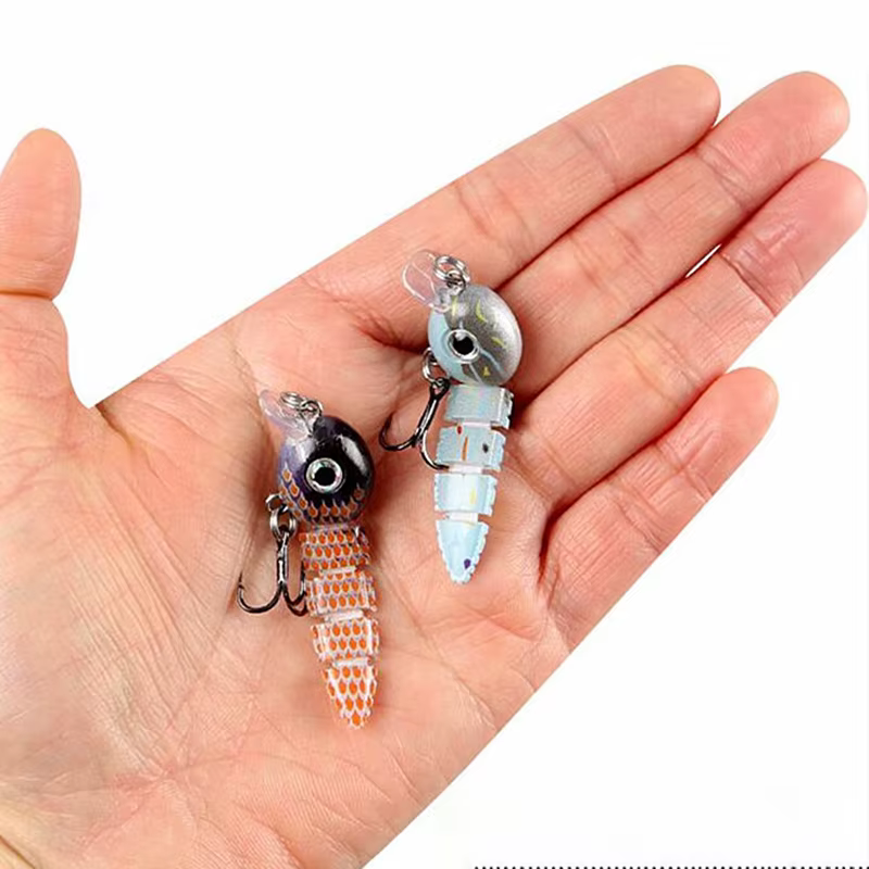 Mini Crankbait Articulado 5.5cm 4g Señuelo Duro Realista - imagen 4