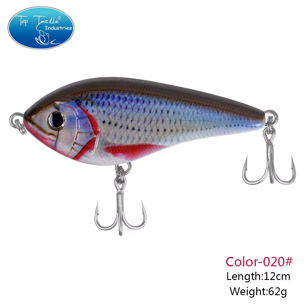 Señuelo para Lucio CF 120mm – Hundimiento lento para pesca profunda - imagen 5