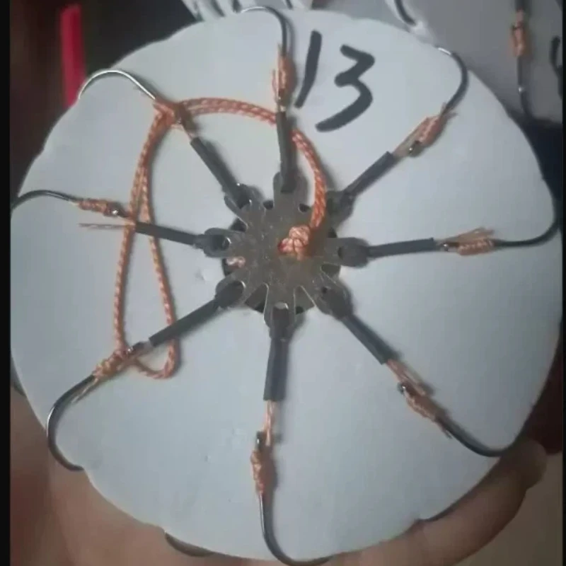 Anzuelos Iseama pulpo anti-enredos para cebo de vinilo - imagen 5