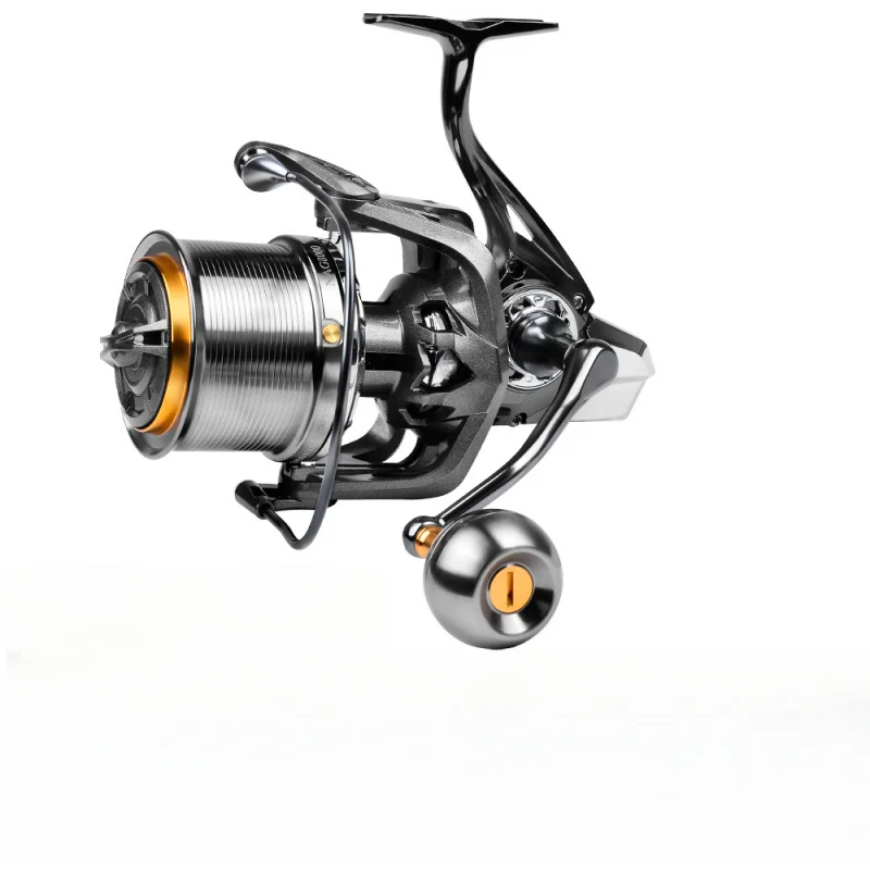 Carrete spinning de lanzado largo con base metálica para agua salada - imagen 2