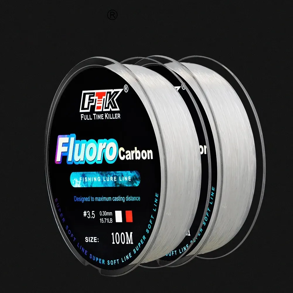 Sedal Fluorocarbono para pesca marina – Línea de alta resistencia - imagen 2