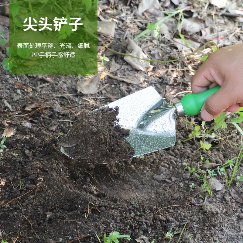 Goture Paleta de jardín cultivador rastrillo para plantar - imagen 4