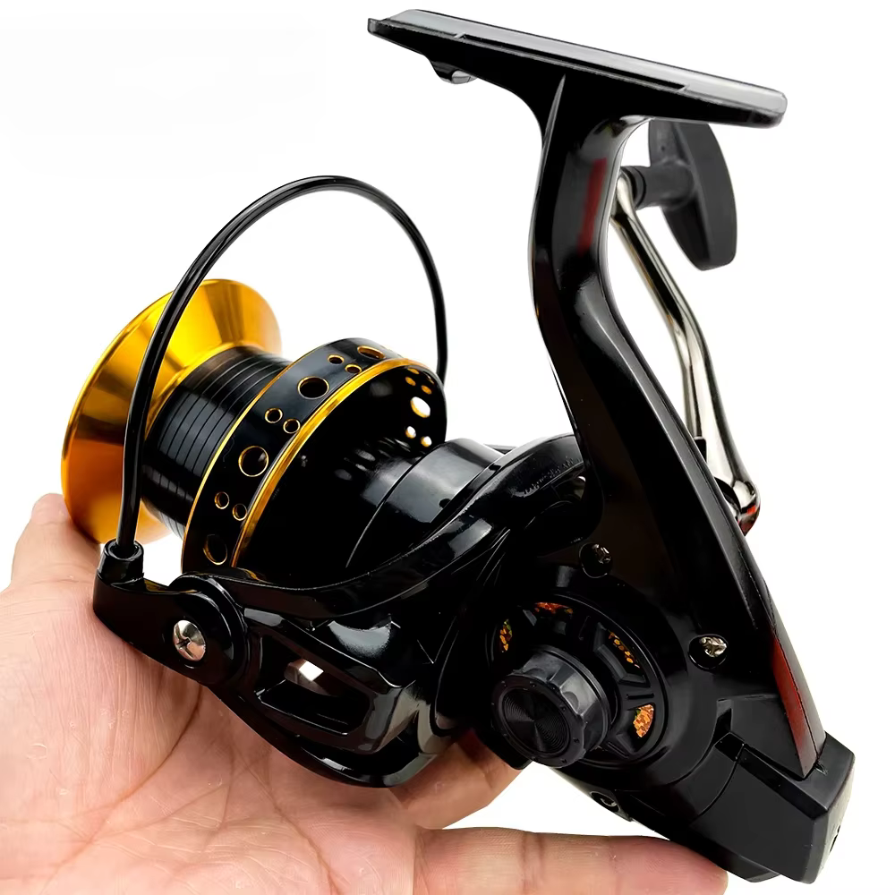 Carrete Spinning Big Angelrolle DC 9000-12000 – Arrastre fuerte - imagen 3