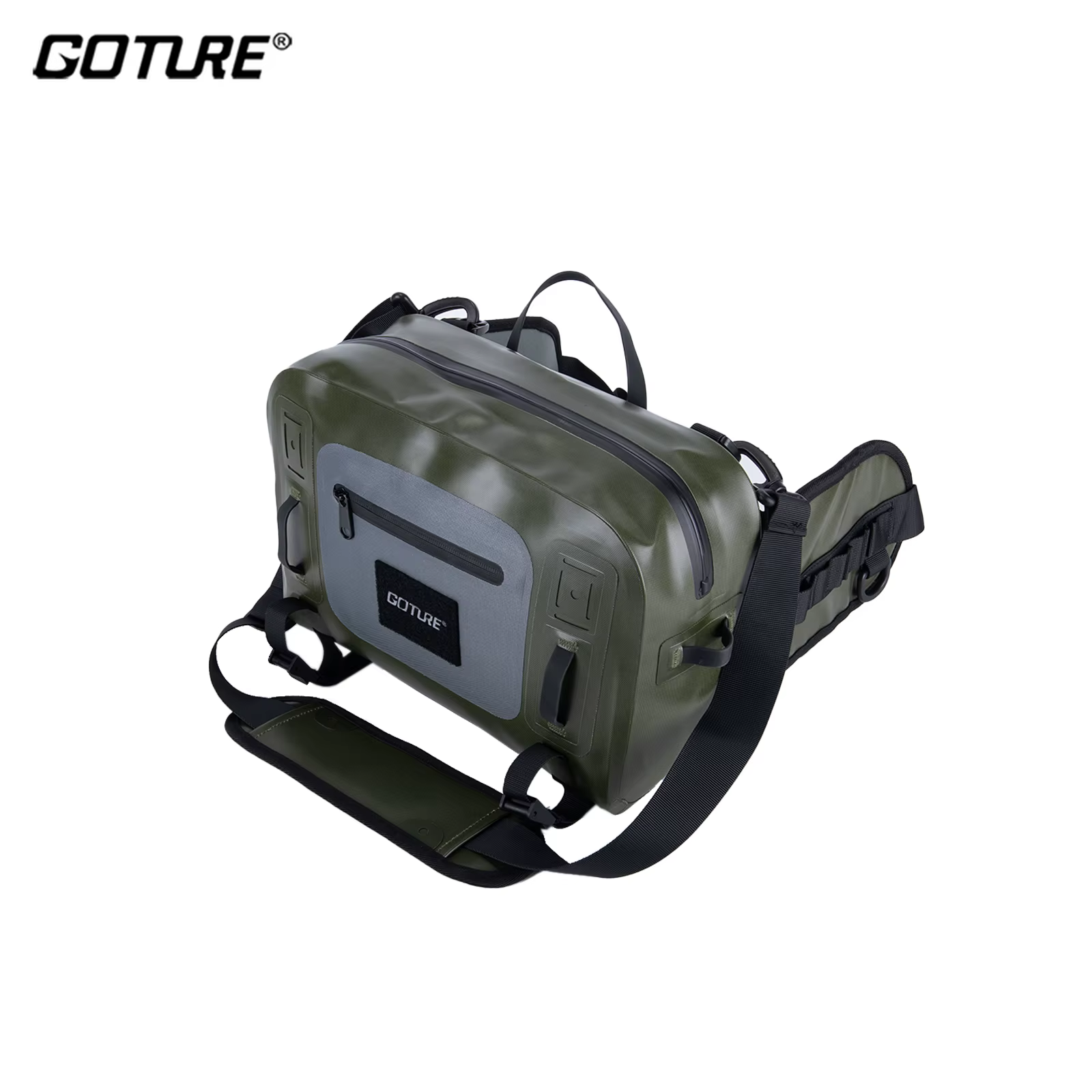 Goture Bolsa de Pesca Impermeable IPX8 Riñonera Multifuncional