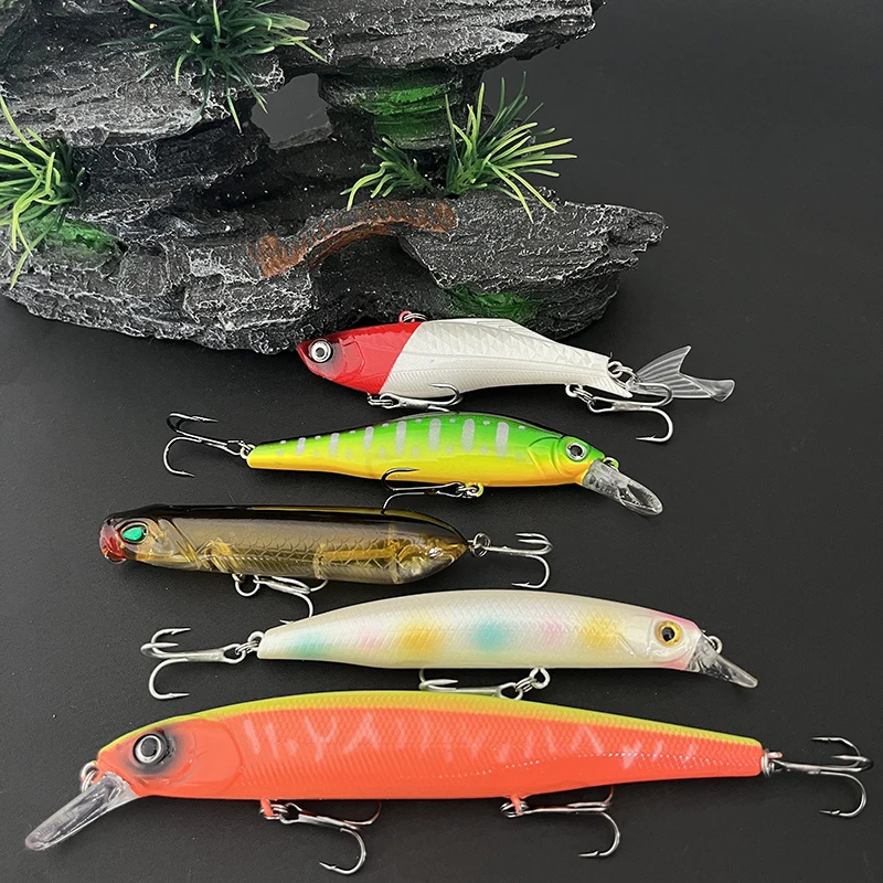 Señuelos minnow popper vib para agua salada y dulce, largo alcance - imagen 4