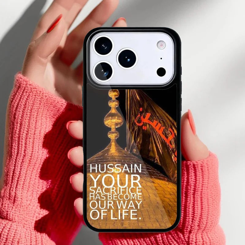 Funda con diseño islámico de Ali Husayn Najaf Karbala para iPhone