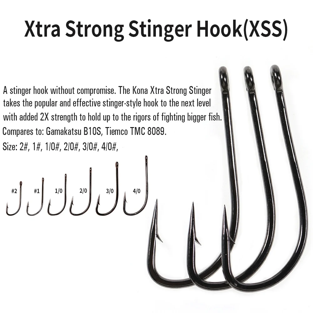 Vtwins Xtra Strong Stinger: anzuelos para mosca gran trucha y lubina - imagen 2