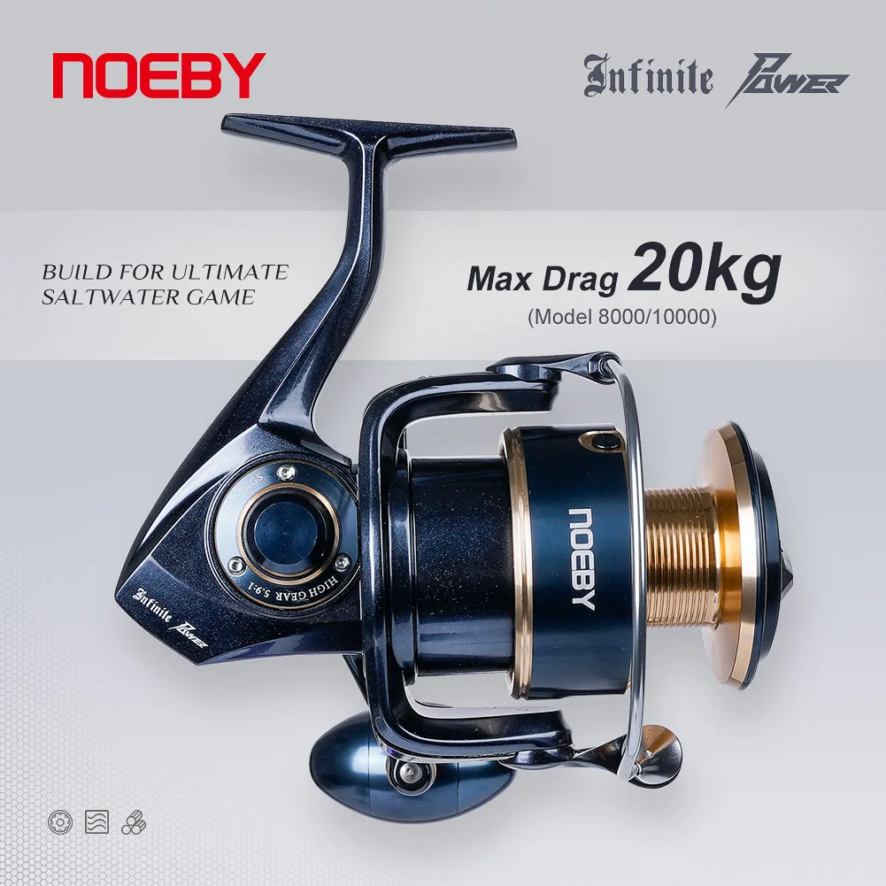 Carrete NOEBY Infinite Power – Giratorio agua salada - imagen 4