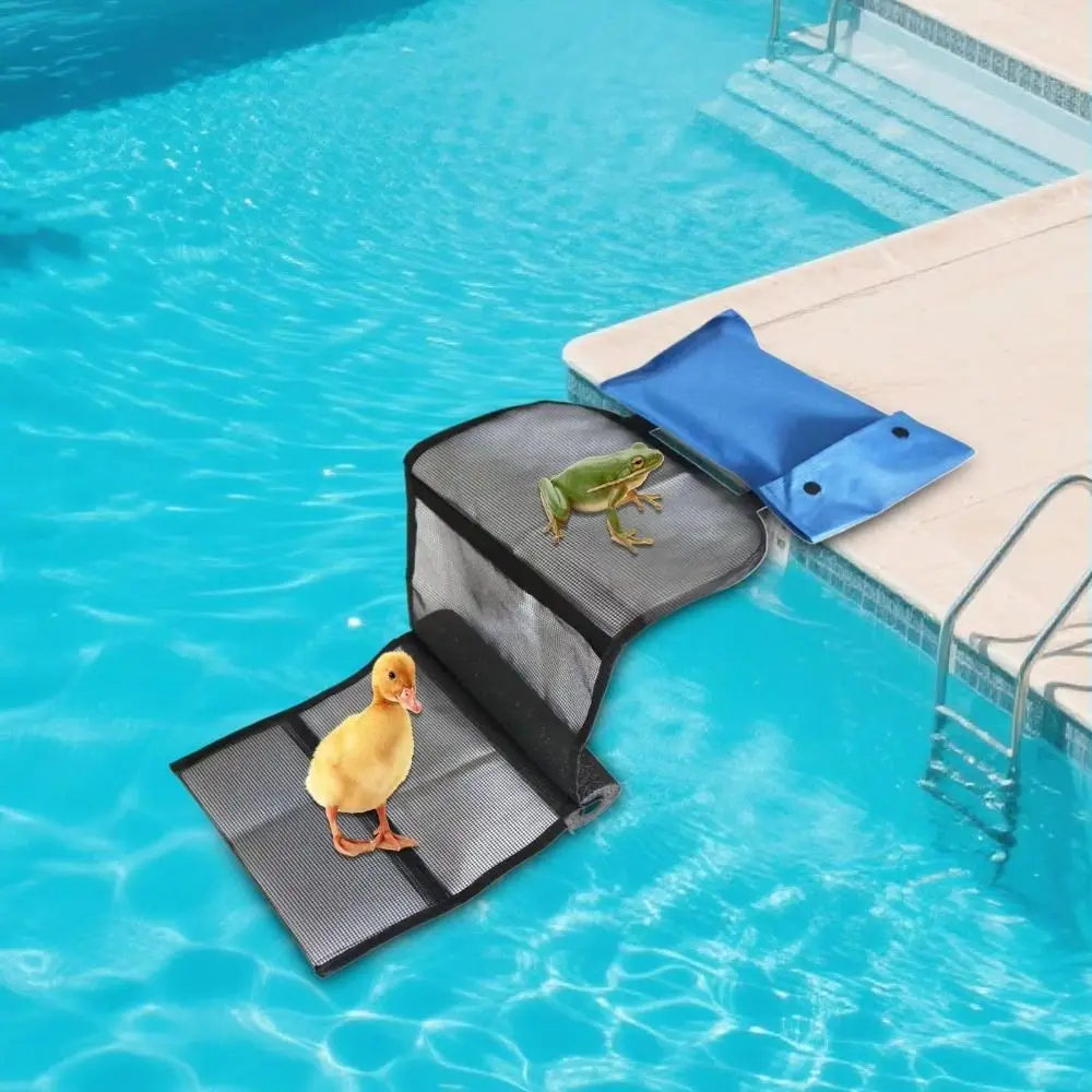 Red de escape flotante con rampa y escalera para mascotas - imagen 2