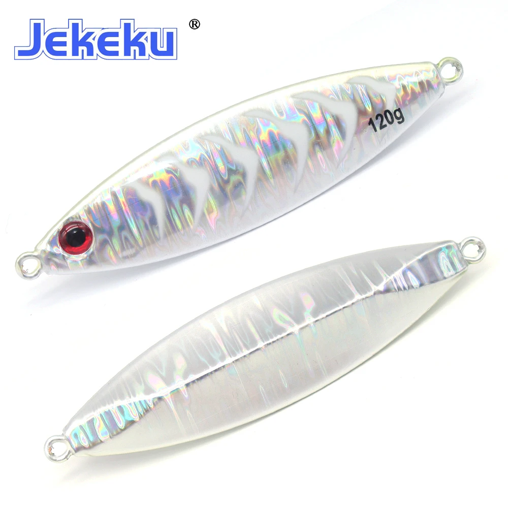 JEKEKU Wobbler señuelo duro con anzuelo metálico para mar - imagen 5