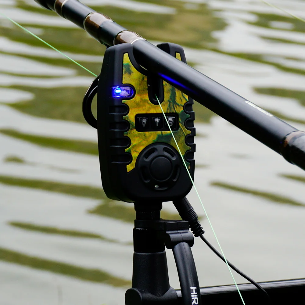 Hirisi S12 Alarmas de Pesca resistentes al agua con LED ajustable - imagen 5