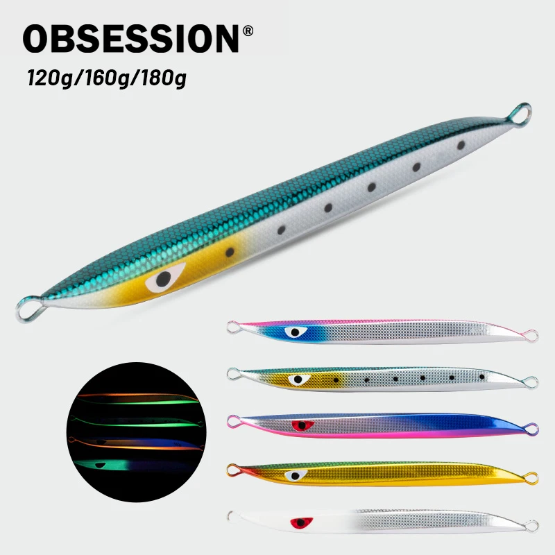 Señuelo jig metálico Obsession J118 hundimiento rápido agua salada - imagen 2