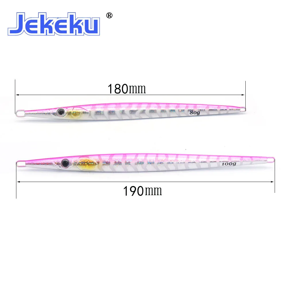 JEKEKU señuelo de jigging lento metal hundimiento rápido para agua salada - imagen 5