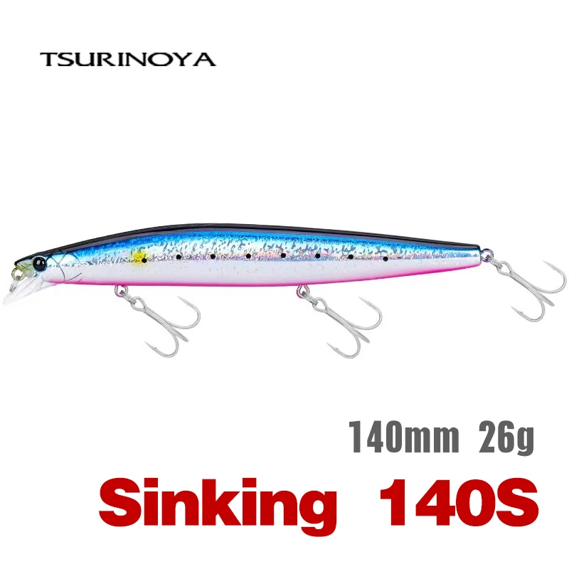 TSURINOYA Stinger 140S Jerkbait – Señuelo superficie para lubina