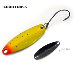 Cucharas de pesca en latón Countbass para trucha salmón lucio y lubina