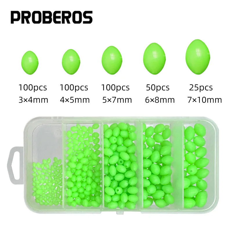 Bolas luminosas flotantes brillantes para pesca con señuelos de oliva - imagen 3