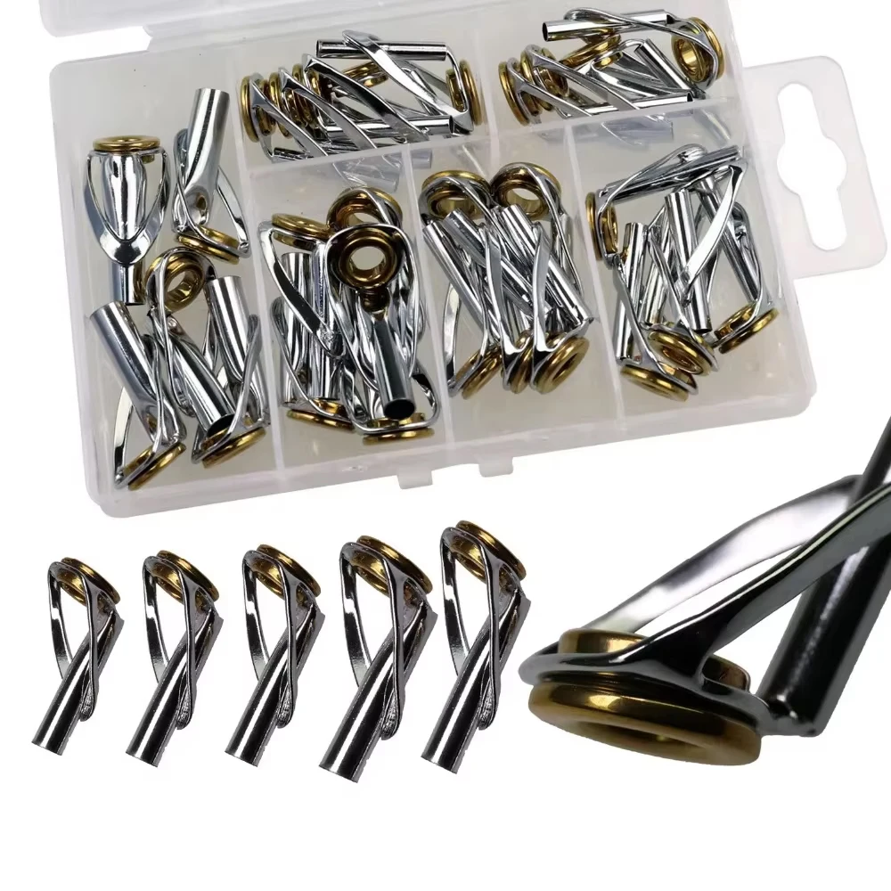 THKFISH Anillas guía para cañas de pescar de acero inoxidable - imagen 5