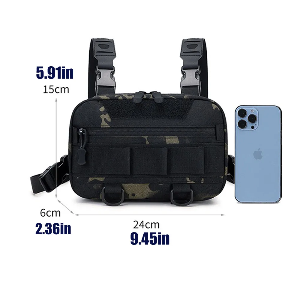 Detalle del diseño camuflaje en la mochila