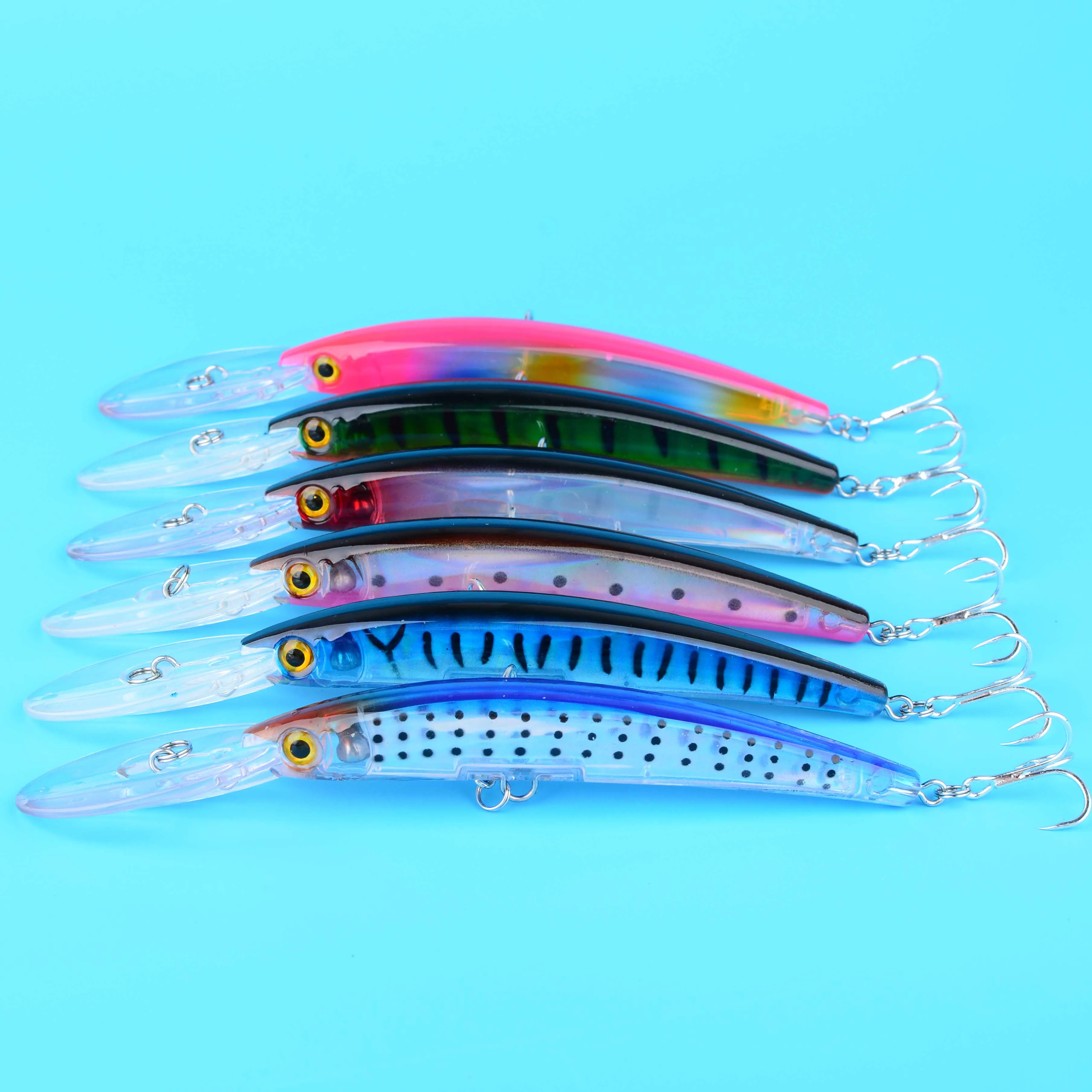 Crankbait para lubina – Señuelo Minnow Wobbler duro - imagen 3