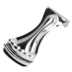 Cordal Cola de Gato Guitarra 6 Cuerdas – Soporte Metálico Plateado/Negro
