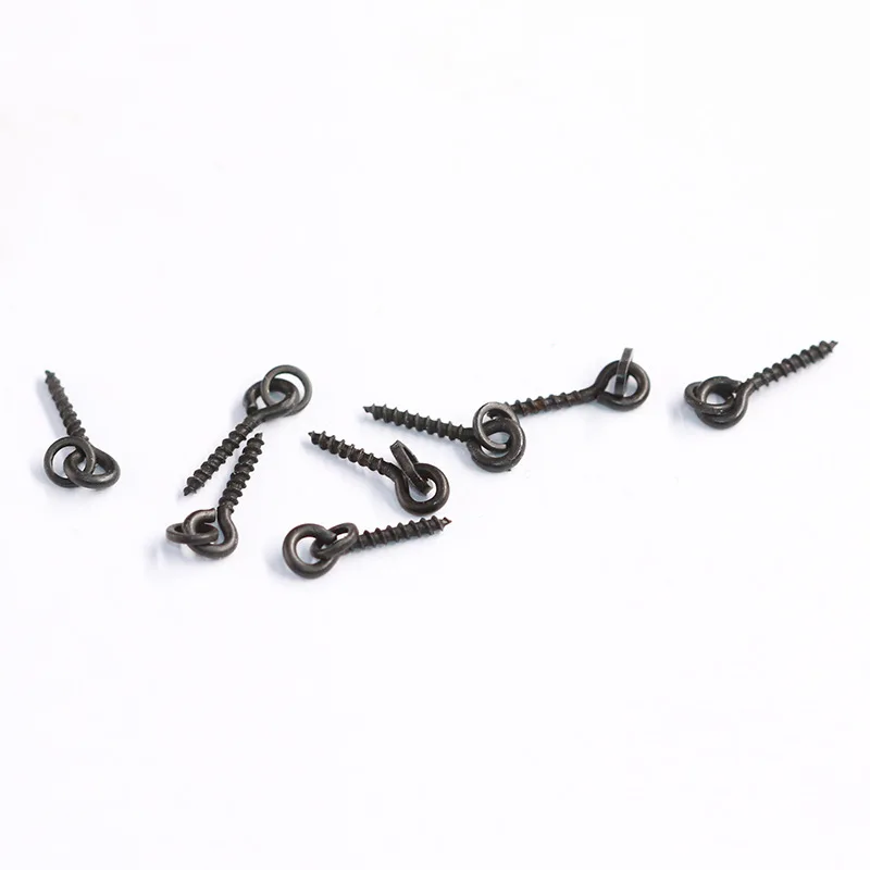 Anzuelos de pesca carpa acero inoxidable negro mate con perno bloqueo - imagen 3